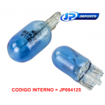 JOGO LAMPADA PINGO 12V 5W ULTRA WHITE SUPER BRANCA JP004125