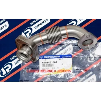 TUBO VALVULA EGR SSANGYONG KYRON 2.0 e 2.7 REXTON 2.7 EURO III 6651401361 66514-01361 JP003055