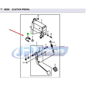 SENSOR LUZ FREIO SSANGYONG ACTYON KYRON REXTON 8576006000 85760-06000 JP001538