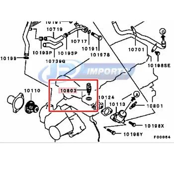 SENSOR TEMPERATURA MITSUBISHI L200 SPORT HPE OUTDOOR PAJERO 2.5 SPORT ME202053 ME-202.053 JP002590 